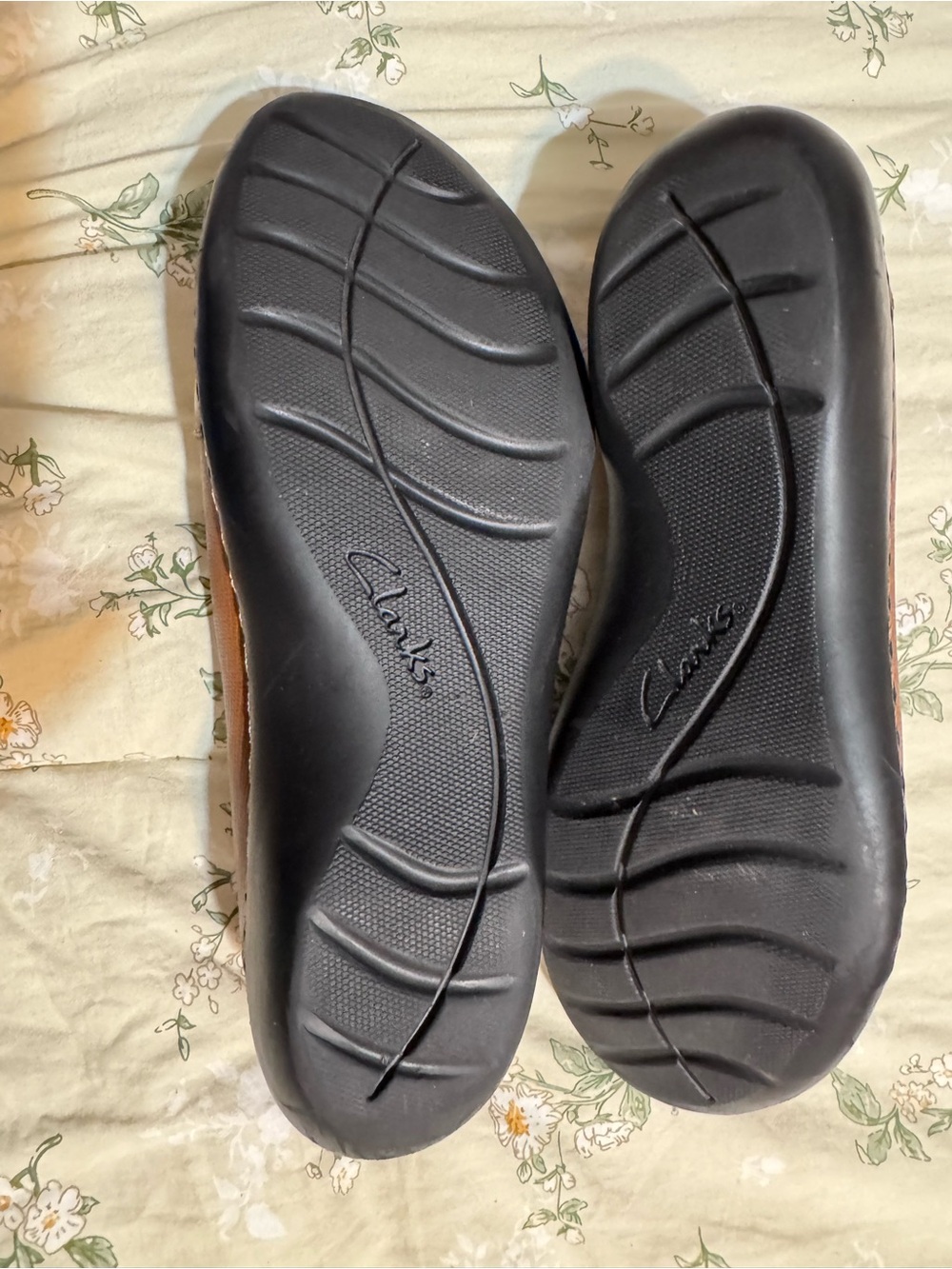 Clarks Brown Leather Penny Loafers - Picture 2 of 5